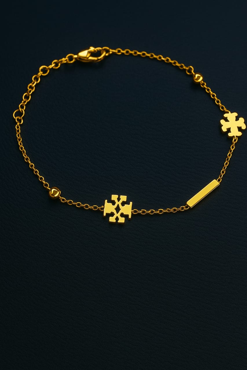 Stainless steel Gold bracelet