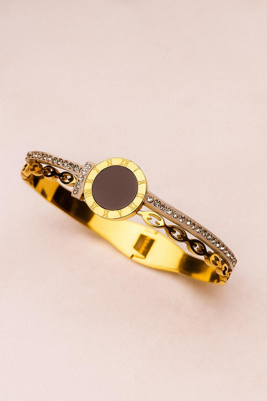Stainless Golden Clover Bracelet